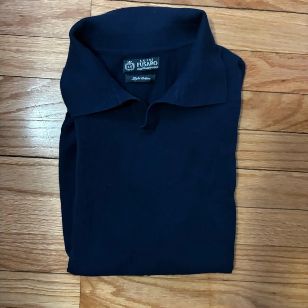 Italian Boutique Navy Men's Shirt - Picture 2 of 6
